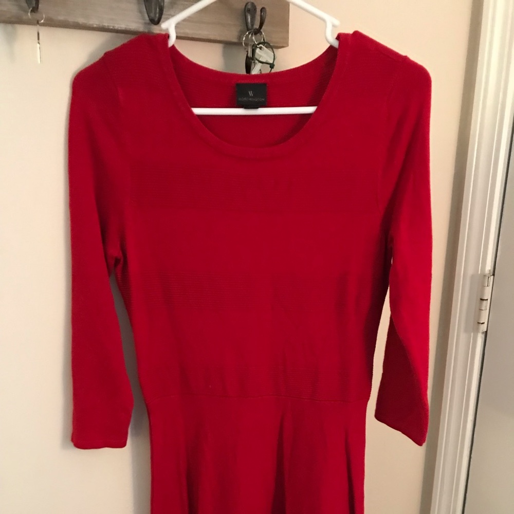 red dress